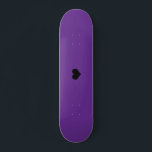 Skapa Anpassningsbarnas egen skateboard-design Mini Skateboard Bräda 18,5 Cm<br><div class="desc">Skapa din egen Anpassningsbar lila Skateboard-design</div>