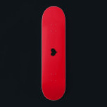 Skapa Anpassningsbarnas egen skateboard-design Mini Skateboard Bräda 18,5 Cm<br><div class="desc">Skapa din egen Anpassningsbar Red Skateboard-design</div>