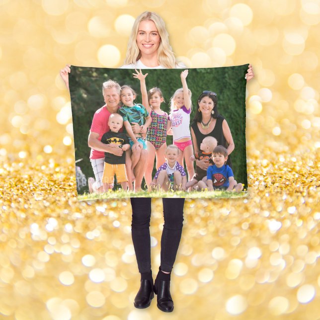 Skapa Anpassningsbarnas Personlig Mjuk Mysigt Komp Fleecefilt (Create Custom Personalized Soft Cozy Comfy Photo Fleece Blanket)
