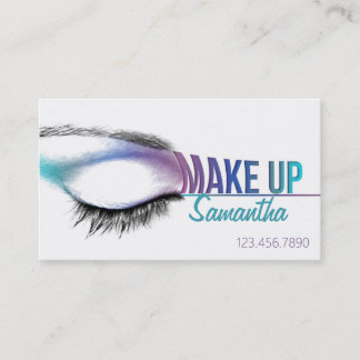Skapa artist-affärskortet Makeup-artist Visitkort
