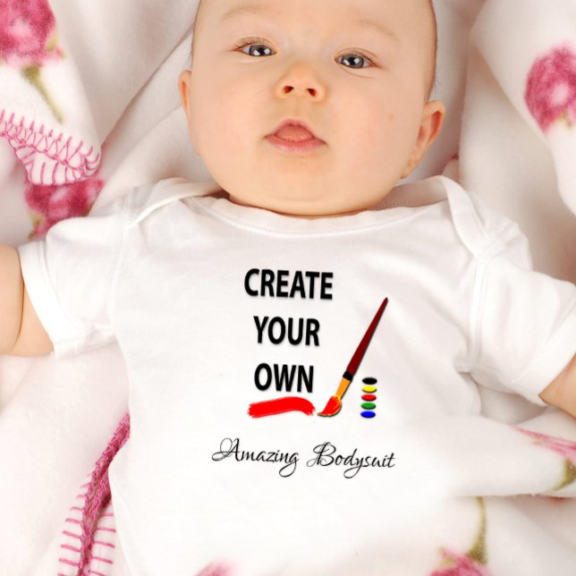 Skapa Baby-bodydräkt, foto, text/anpassa T Shirt (Skapare uppladdad)