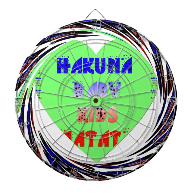 Skapa Babyens egen ljusstarka hjärtan Darttavla (Framsidan)