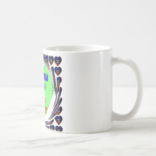 Skapa Babyens egen ljusstarka hjärtan Kaffemugg