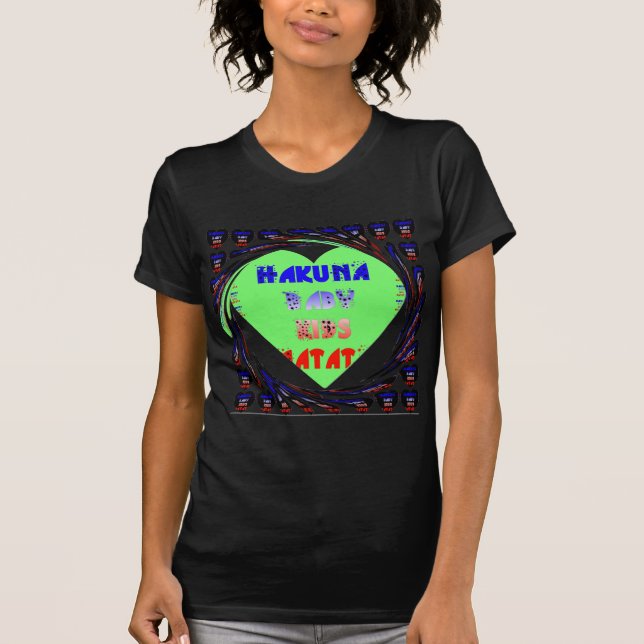 Skapa Babyens egen ljusstarka hjärtan Tee Shirt (Framsida)