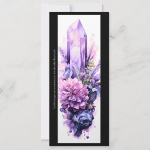 Skapa bokmärke för egna Lila Crystals & Flowers