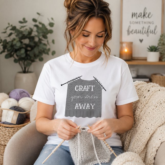 Skapa bort din stress Roligt  T Shirt (Skapare uppladdad)