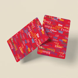 Skapa Coola Uppspelningskort med ditt eget Namn på Casinokort