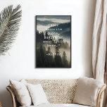 Skapa den egna citattrapparaten liggande Poster<br><div class="desc">Skapa din egen anpassningsbar-offert poster väggkonst. Med minimalistisk skrivstil och moody naturlandskapshistorik.</div>