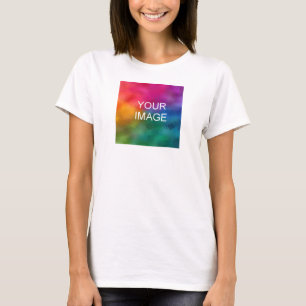 Skapa den egna moderna mallen för vit Elegant T Shirt