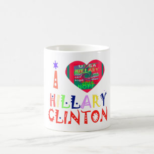 Skapa dig en inspirationslös Hillary Kärlek-citat Kaffemugg