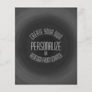 Skapa dig själv - Anpassad design Flygblad