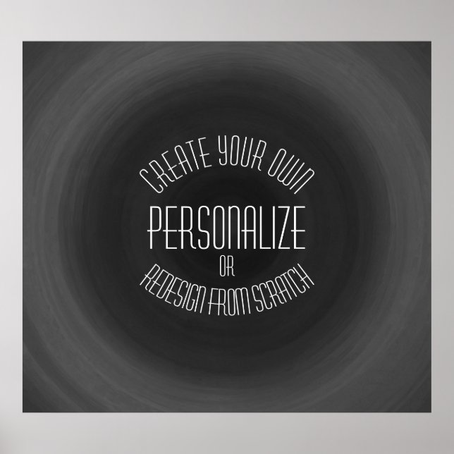 Skapa dig själv - Anpassad design Poster (Framsidan)