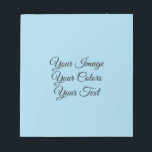 Skapa dig själv anteckningsblock<br><div class="desc">Skapa dina egna personligt bröllp-favörer,  presentpackning,  dekorationer och inbjudningar från anpassningsbar färg,  personlig smycken med mera!</div>