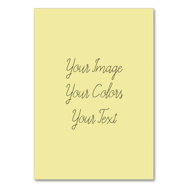 Skapa dig själv bordsnummer (Framsidan)