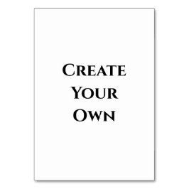 Skapa dig själv bordsnummer