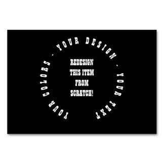 Skapa dig själv bordsnummer