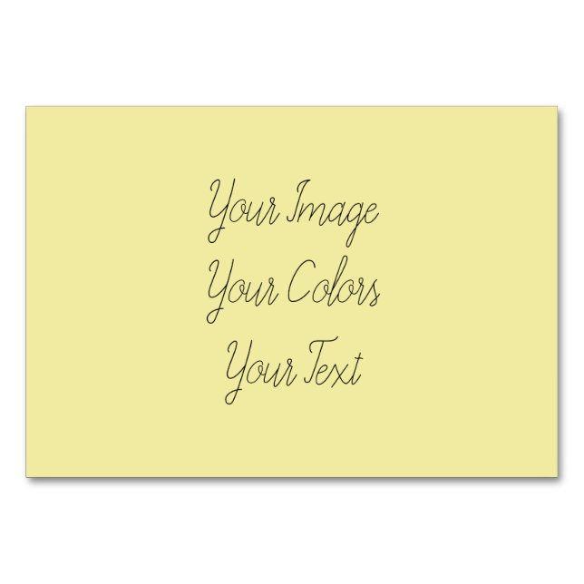 Skapa dig själv bordsnummer (Framsidan)