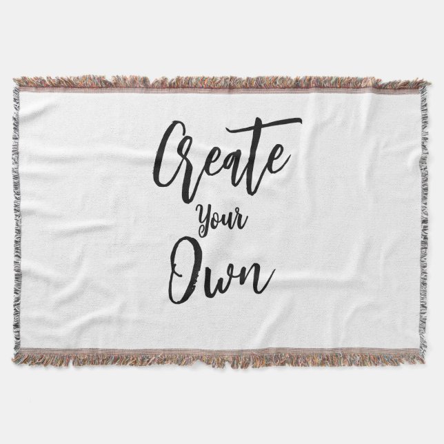 Skapa dig själv filt (Framsidan)