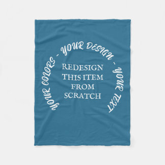 Skapa dig själv fleecefilt