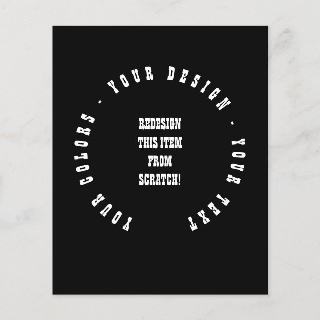 Skapa dig själv flygblad (Framsidan)