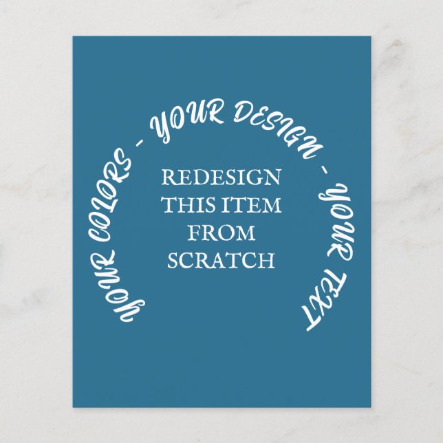 Skapa dig själv flygblad (Framsidan)