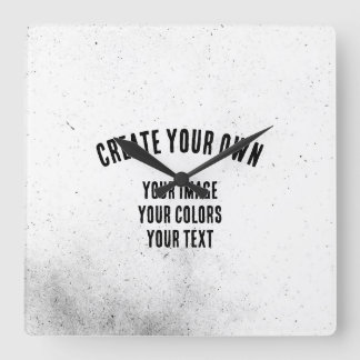 Skapa dig själv fyrkantig klocka