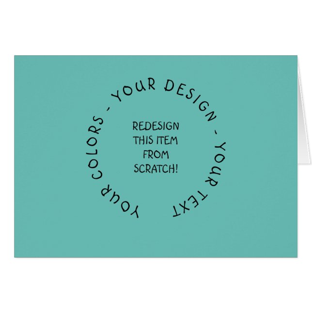 Skapa dig själv hälsningskort (Framsidan Horizontal)