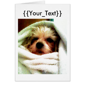 Skapa dig själv hälsningskort