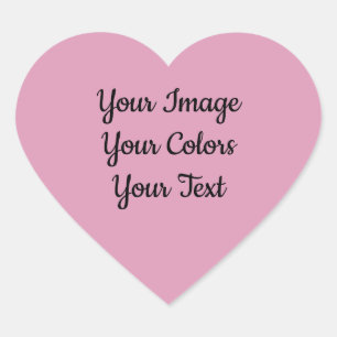 Skapa dig själv hjärtformat klistermärke