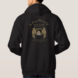 Skapa dig själv i Loving Memory Black Guld Hoodie