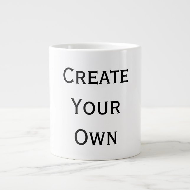 Skapa dig själv jumbo mugg (Framsidan)