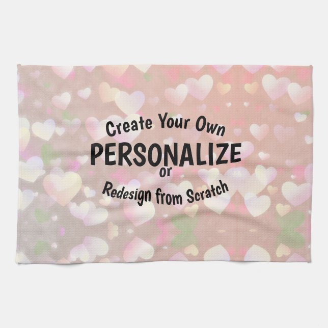 Skapa dig själv kökshandduk (Horisontell)