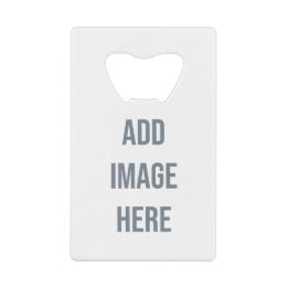 Skapa dig själv kreditkort flasköppnare