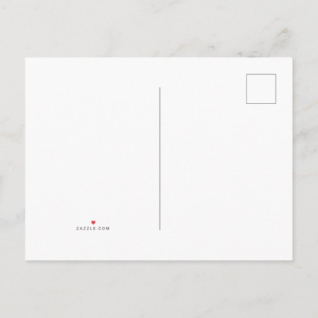 Skapa dig själv meddelande vykort (Baksida)