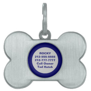 Skapa dig själv namnbricka husdjur