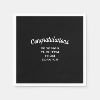 Skapa dig själv pappersservett