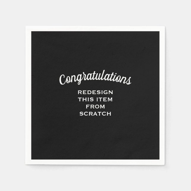 Skapa dig själv pappersservett (Framsidan)