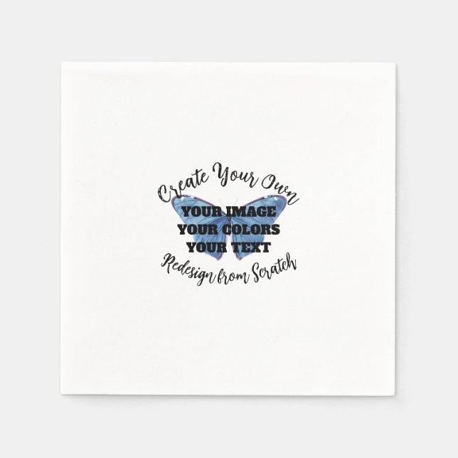 Skapa dig själv pappersservett (Framsidan)