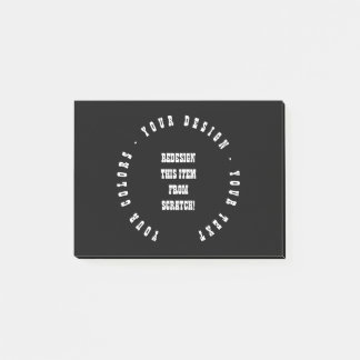 Skapa dig själv post-it block