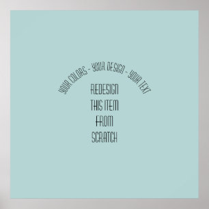 Skapa dig själv poster