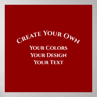 Skapa dig själv poster