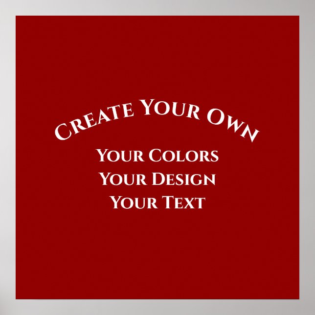 Skapa dig själv poster (Framsidan)