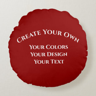 Skapa dig själv rund kudde