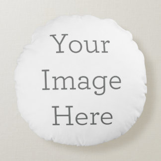 Skapa dig själv rund kudde