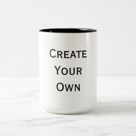 Skapa dig själv Två-Tonad mugg