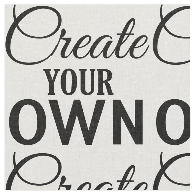 Skapa dig själv tyg (Närbild)