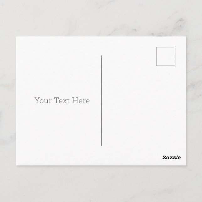 Vykort, Storlek: Standard Matt, Papper: Signature matt, Kuvert: Ingen (Baksida)