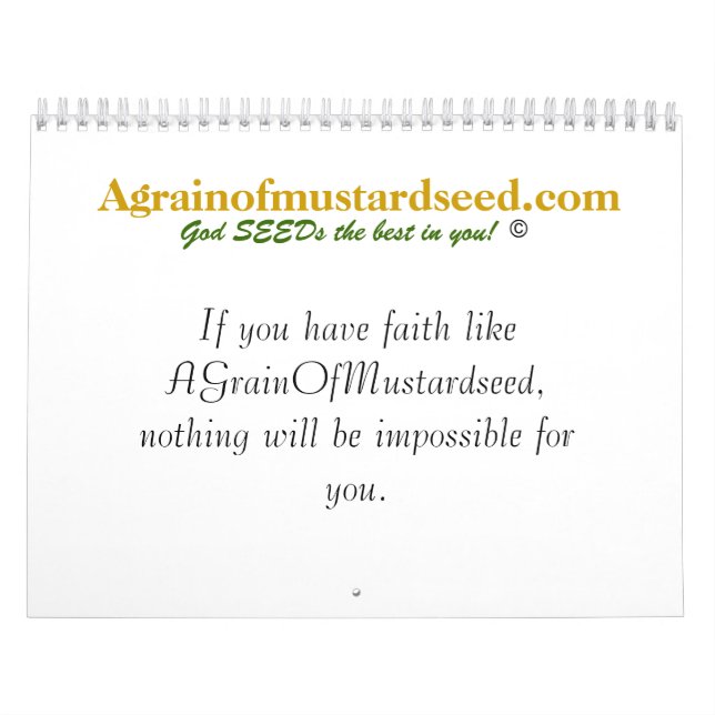 Skapa din Anpassningsbar-kalender Kalender (Omslag)