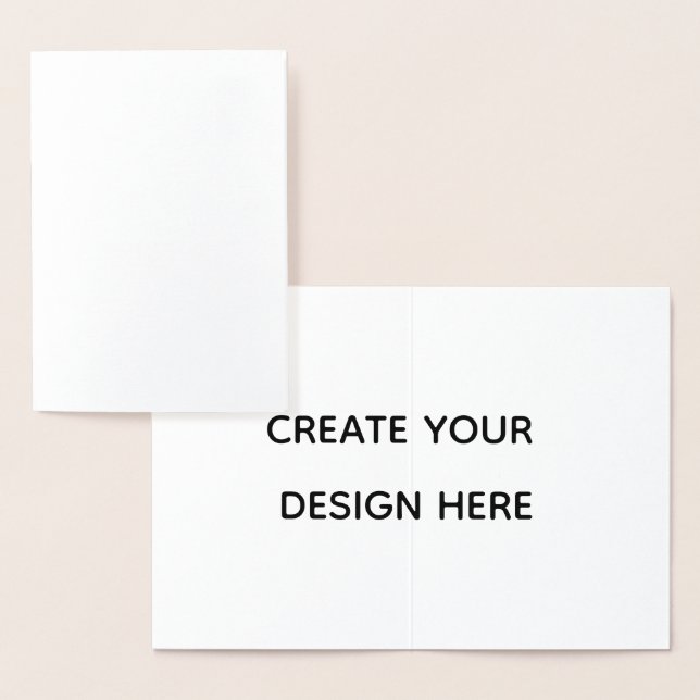 Skapa din design här lägg till din textlogotyp har folierat kort (Display)