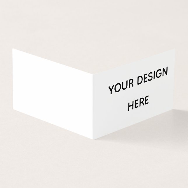 Skapa din design här lägg till din textlogotyp kort (Utsida)